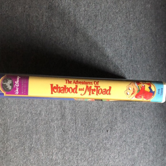 VHS Disney’s Masterpiece The Adventures of Ichabod and Mr. Toad 50th Anniversary - Picture 2 of 7